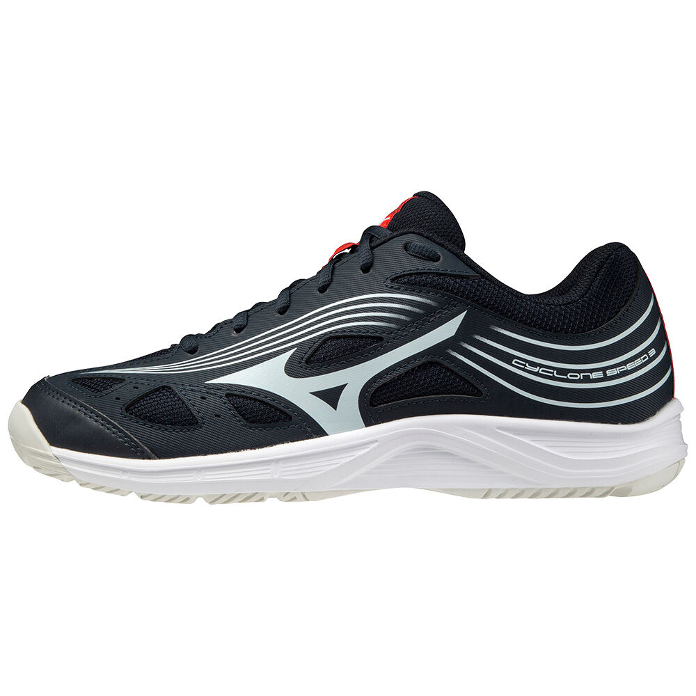 Sapatilhas Voleibol Mizuno Cyclone Speed 3 - Homem - Pretas/Azuis/Vermelhas - IXLSO3651